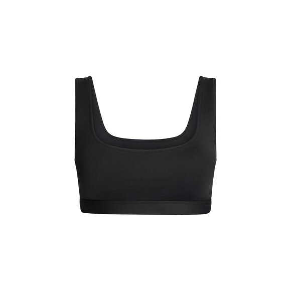 SKIMS Signature Tank Bikini Top in Onyx Black Size Medium - Picture 5 of 13